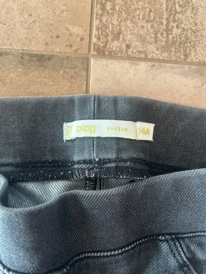 Jegging noir Gemo taille 14 ans 👖 - photo numéro 2