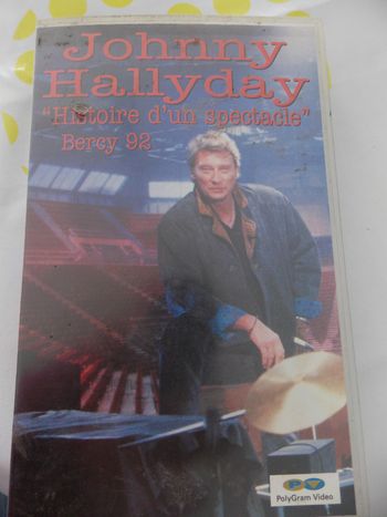 VHS Johnny Hallyday Bercy 92