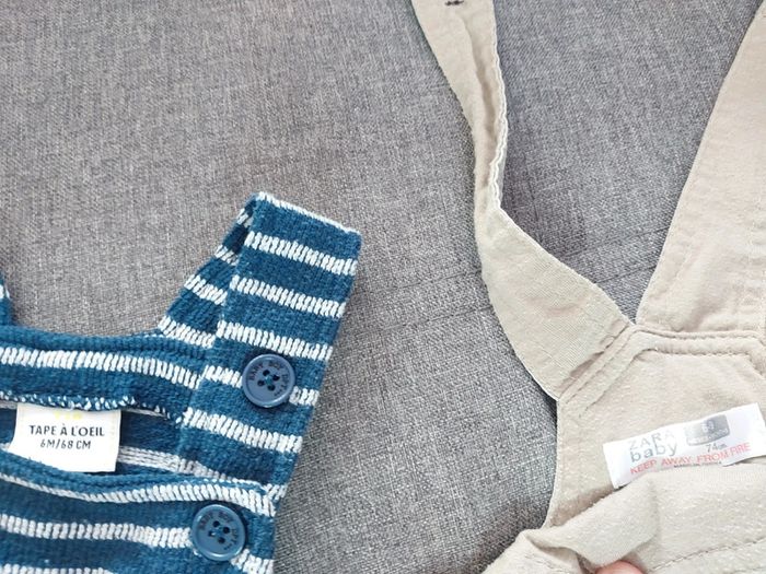 Lot de salopette short - photo numéro 2