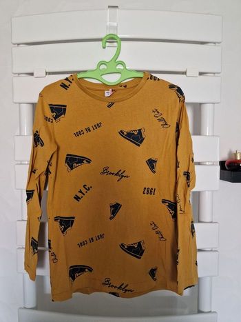 tee-shirt jaune Tape à l'œil