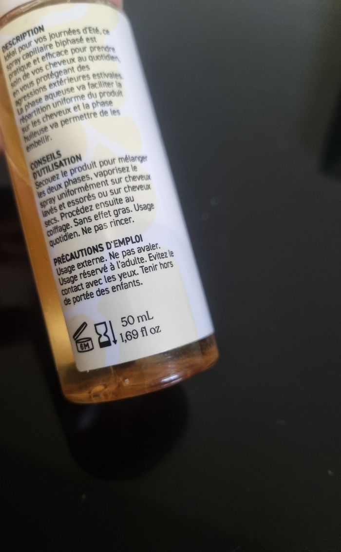 soin protection cheveux biphasé zen beauty  50ml - photo numéro 3