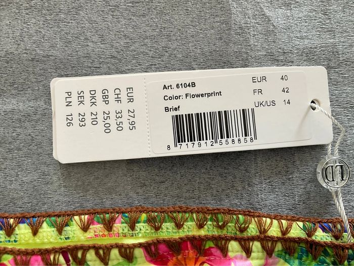 Bas maillot multicolore Lingadore neuf - photo numéro 3