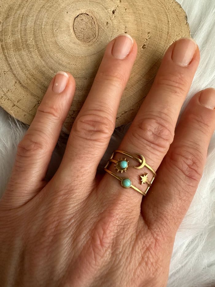 Bague or étoile neuve - photo numéro 5