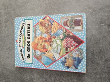 Livre enfant bébé "Bruno et ses copains : un gros gâteau"