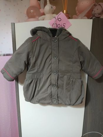 Manteau hiver renard 6 mois