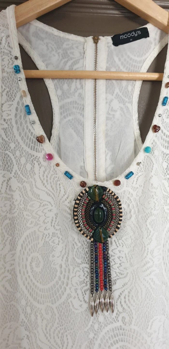 Robe dentelle blanche "Moody's" - photo numéro 4