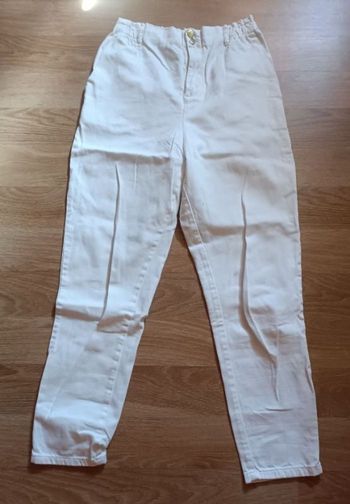 Pantalon blanc Mango 38