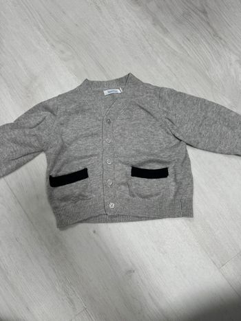 Gilet gris bout’chou 6 mois