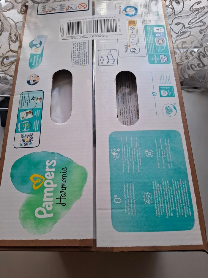 82 couches pampers Harmonie taille 5 - photo numéro 2