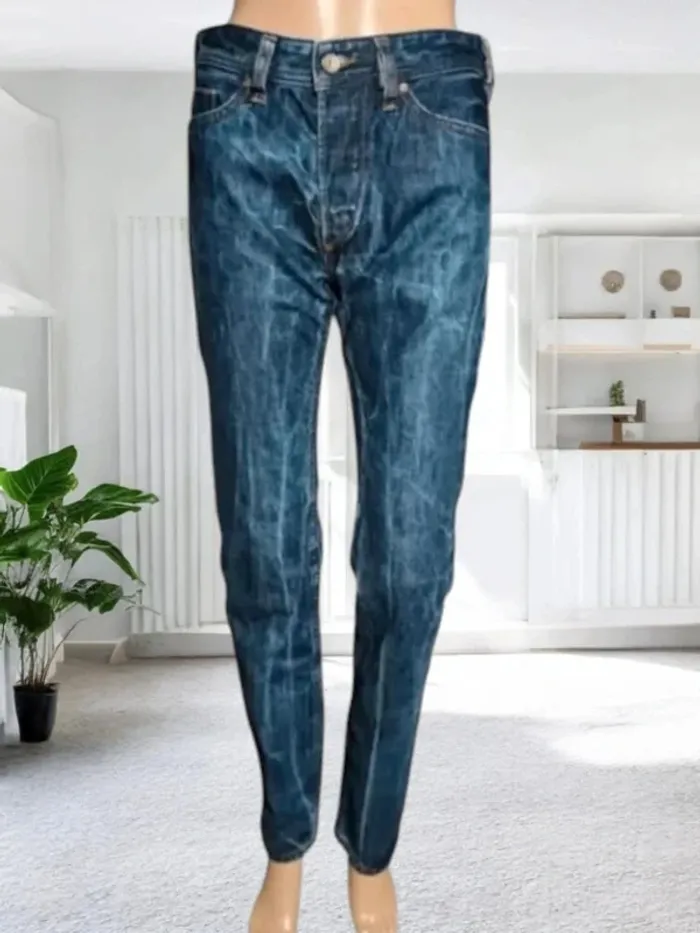 Jean Diesel koolter ,coupe slim regular tapered ,taille haute ,100 % coton - photo numéro 2