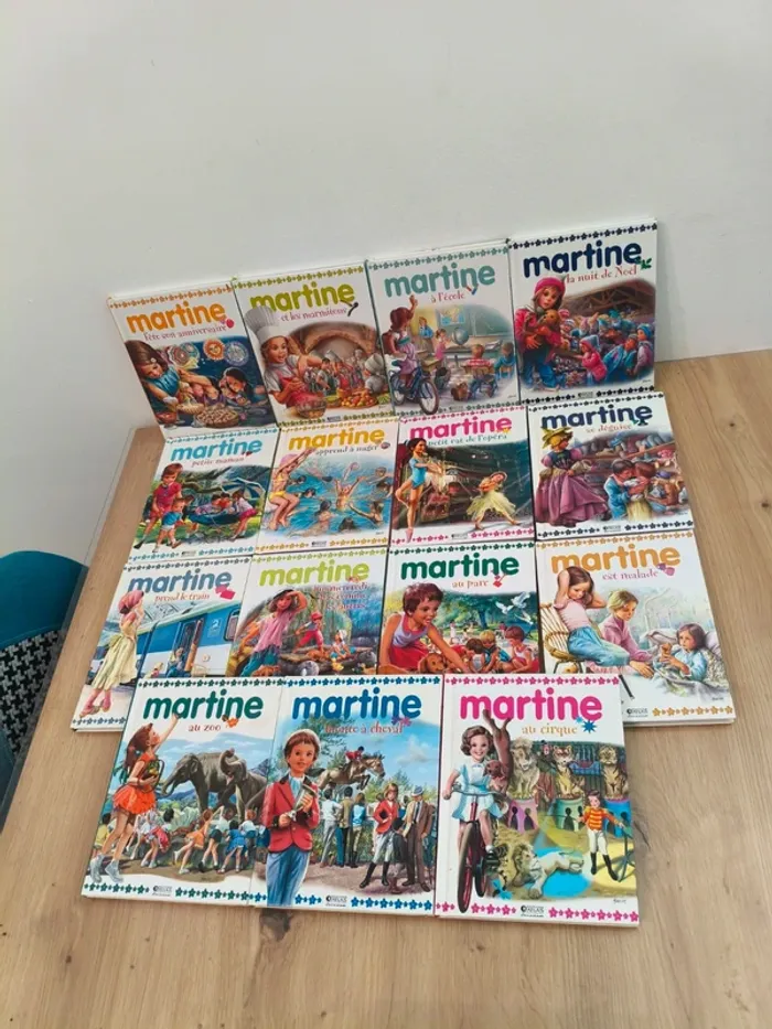 Gros lot livres Martine
