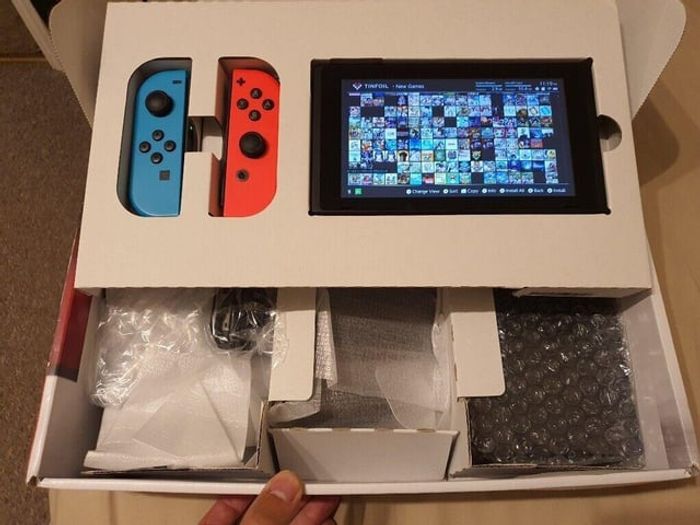 Nintendo Switch avec des jeux déjà payé