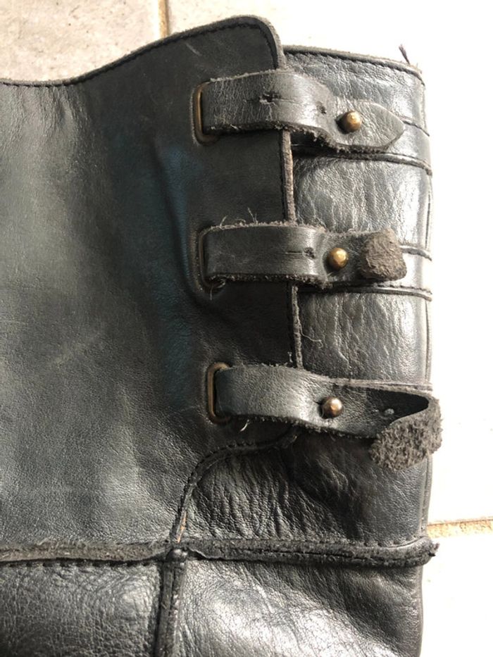 Bottes en cuir Kickers P.37 - photo numéro 2