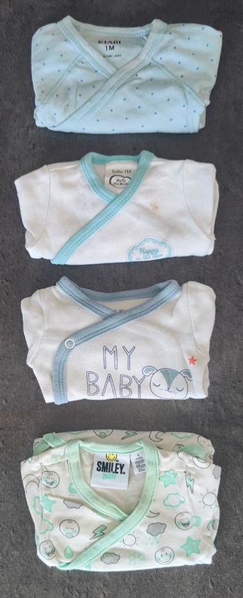 Lot bodies bébé mixte