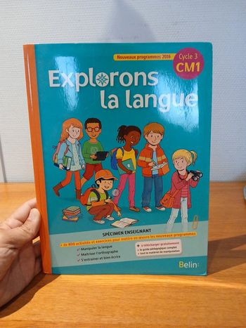 Explorons la langue cycle 3 CM1 spécimen enseignant