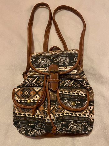 Sac à dos en toile doublée