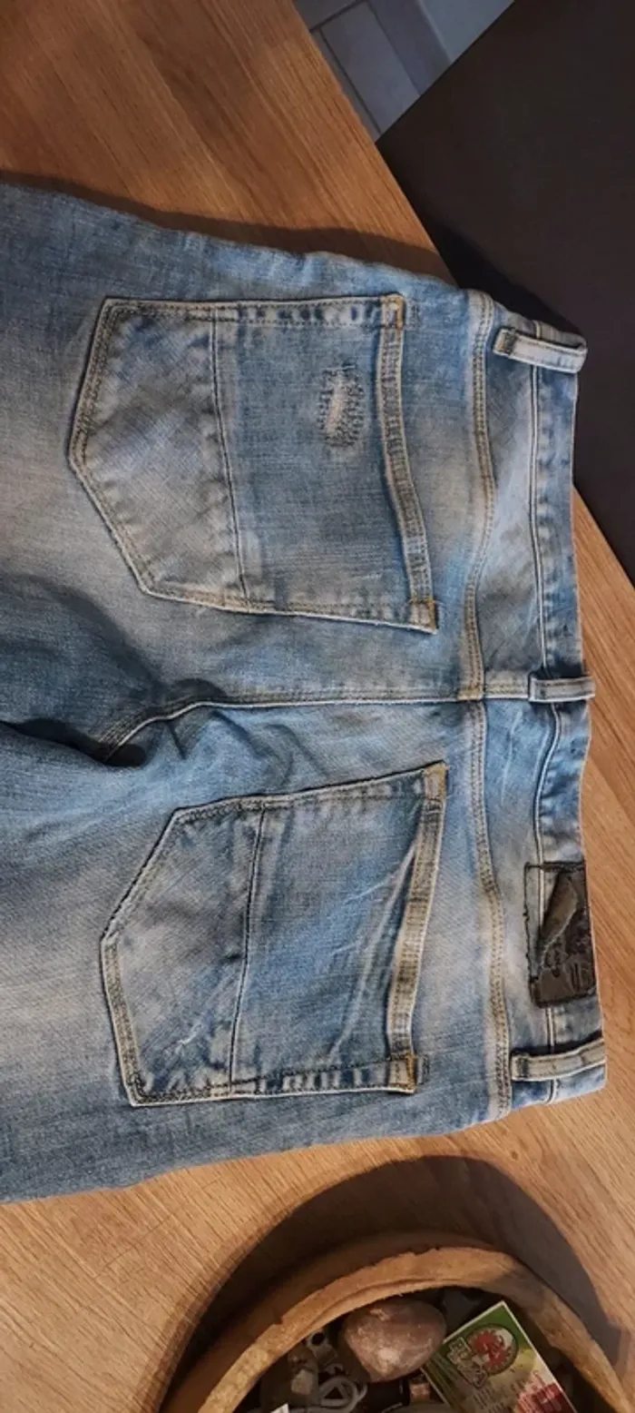Jeans troué homme - River Island - photo numéro 4