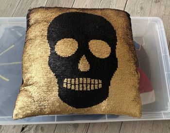 Coussin tête de mort 💀