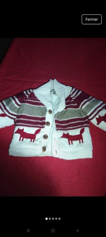 Très beau gilet bébé e15