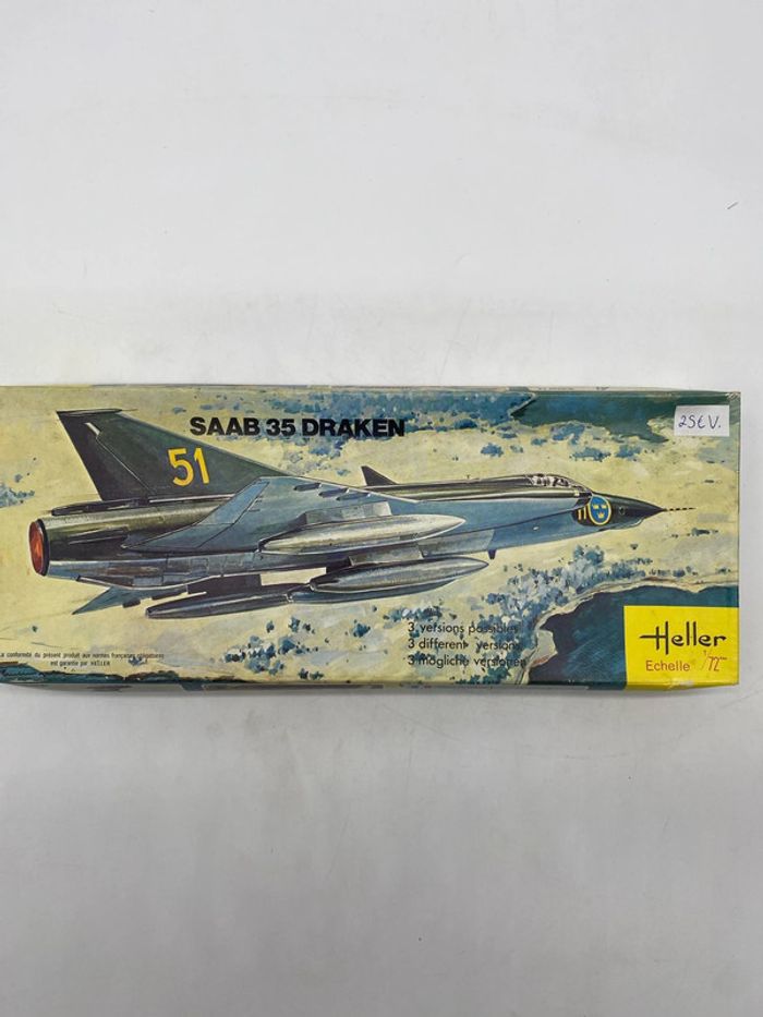 Maquette Heller SAAB 35 Draken