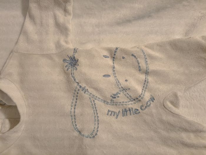 Lot 2 pyjamas naissance velours - photo numéro 2