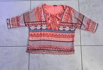 Haut femme manches mi-longues