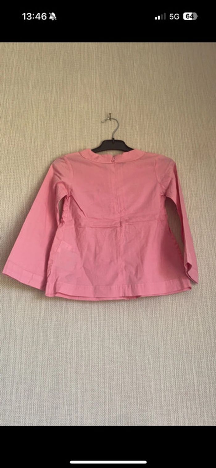 T-shirt rose rose neuf 5 ans - photo numéro 2