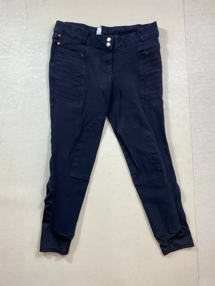 Pantalon Alexandra Ledermann noir – Taille 38 – Très bon état - photo numéro 4