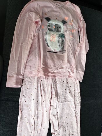 Pyjama fille 10 ans rose hibou