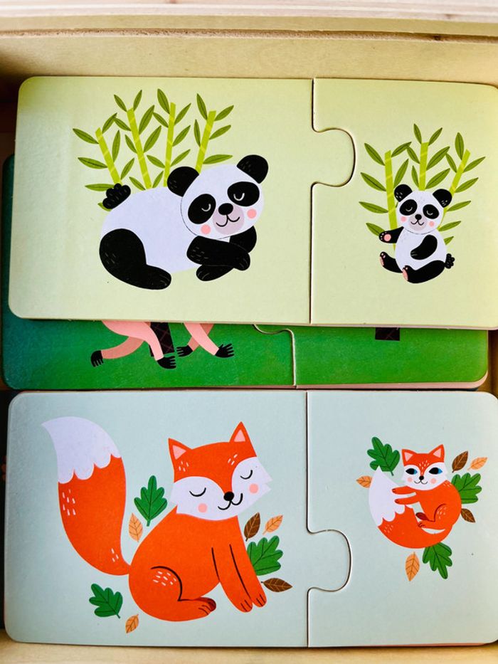 Puzzle Vilac Maman-bébé - photo numéro 4