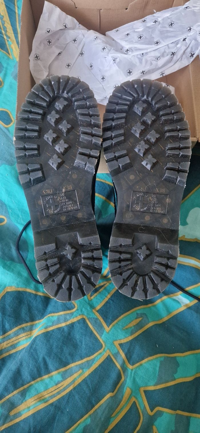 Dr Martens Boots platefome cuir vernis - photo numéro 6