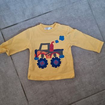 Tee-shirt manches longues, 3 mois