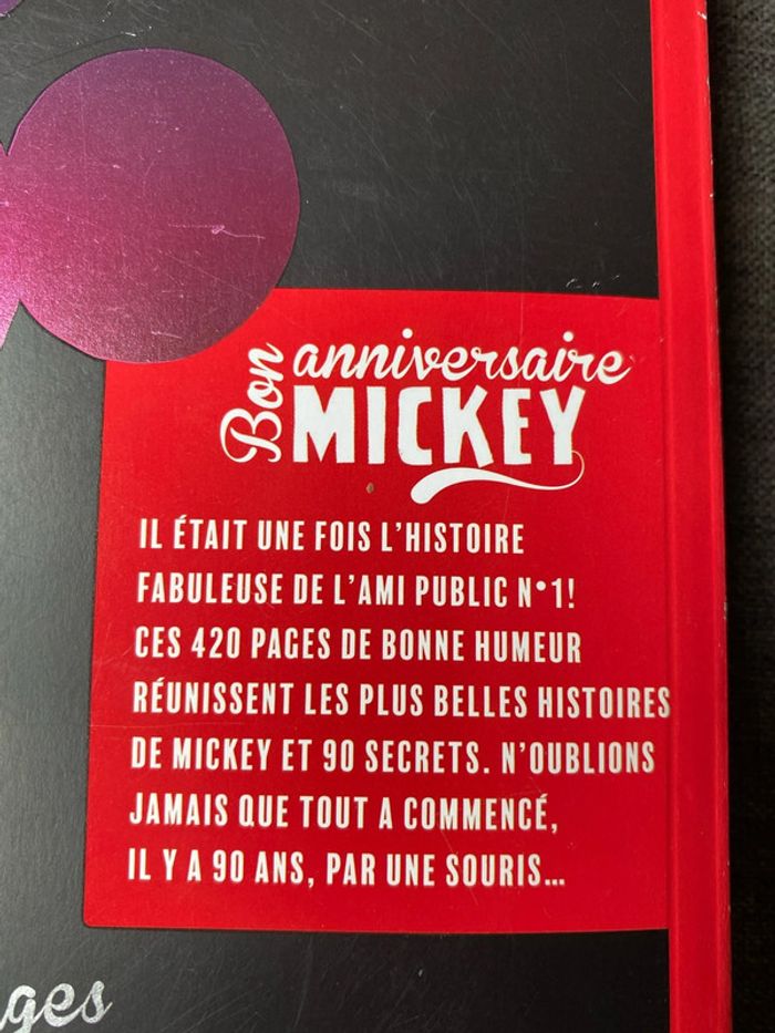 Le livre anniversaire Mickey Mouse 90 ans - photo numéro 3