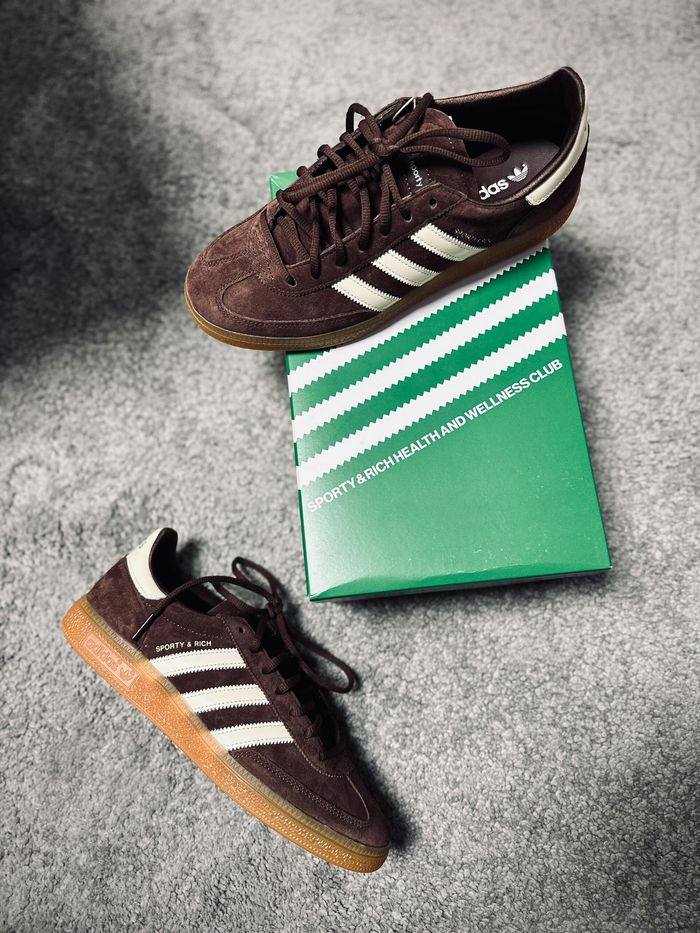 adidas originals Handball spezial SPORTY & RICH(marron foncé)37