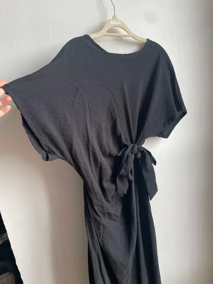 Robe longue noir cintrée - photo numéro 4