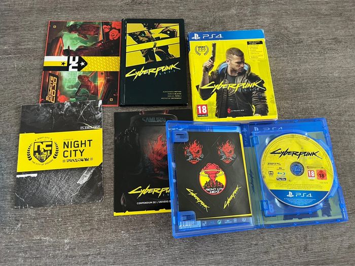 Coffret Cyberpunk PS4 jeu