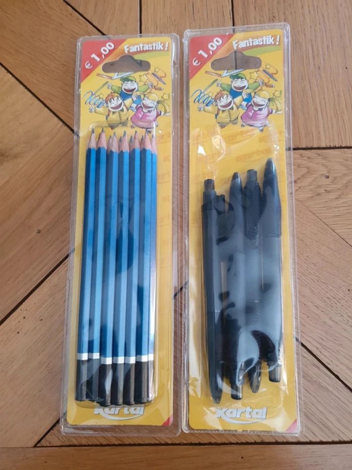 Lot crayons et stylos