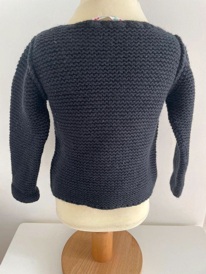 Pull noir bonpoint bébé - photo numéro 2