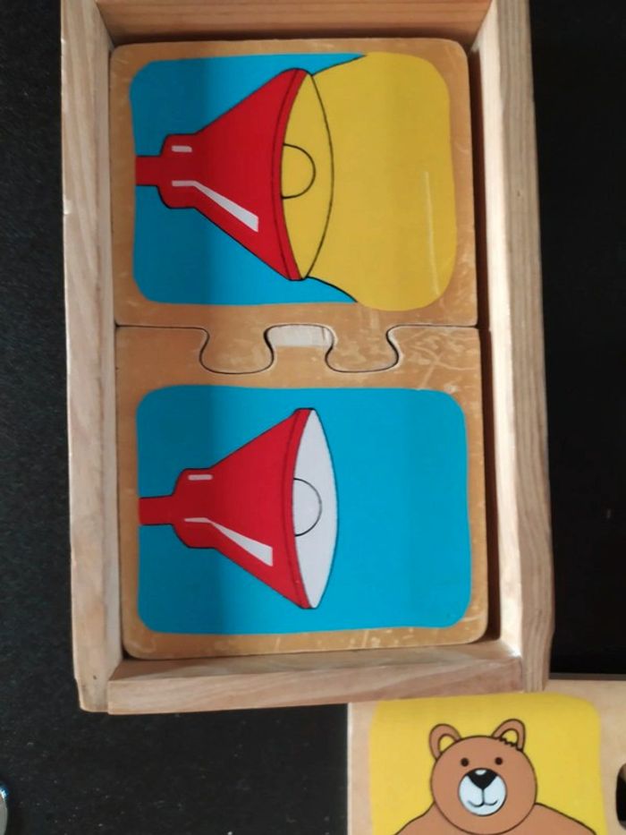 Jeu rétro les contraires en bois - photo numéro 2