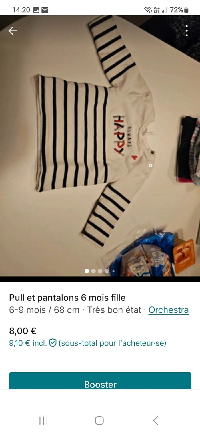 Lot 6 mois fille - photo numéro 3