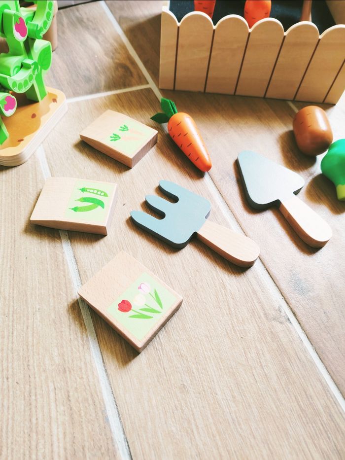 🥕Coffret Mon premier potager en bois marque Vertbaudet neuf - photo numéro 2
