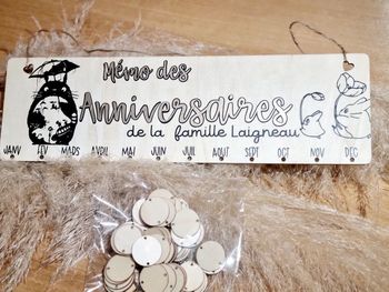 Calendrier Anniversaire