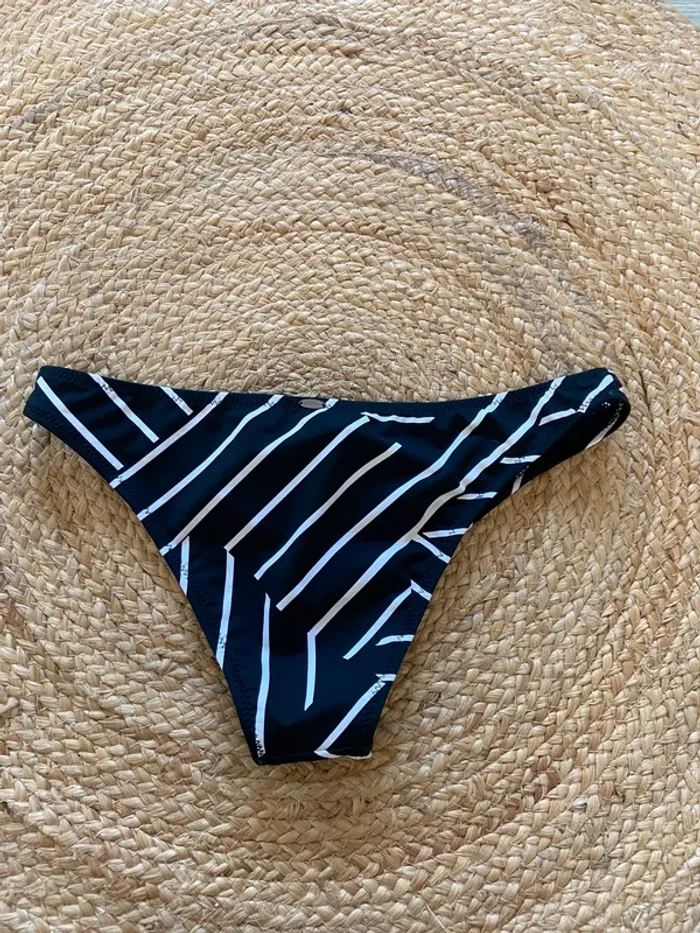 Culotte maillot de bain noir et blanc Taille S - photo numéro 2