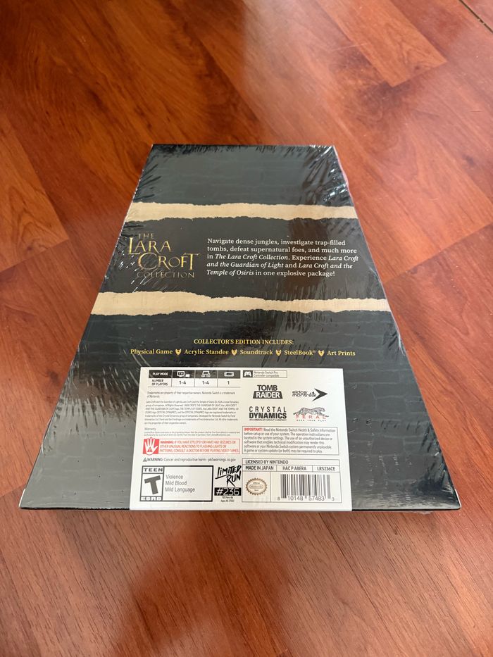 The Lara Croft Collection Collector’s Edition Jeu Nintendo Switch Limited Run Games LRG #236 - photo numéro 2