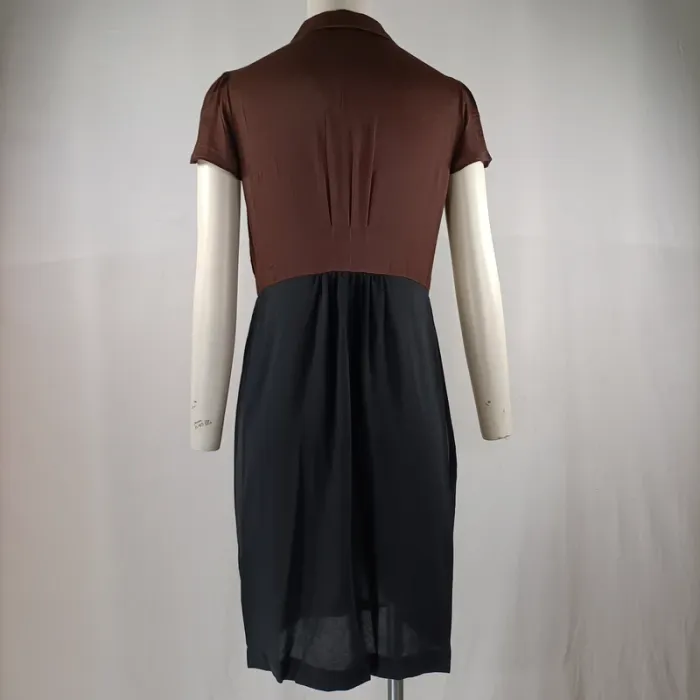 Robe fluide aspect satiné - Cotélac - Taille 1 A1152 - photo numéro 4