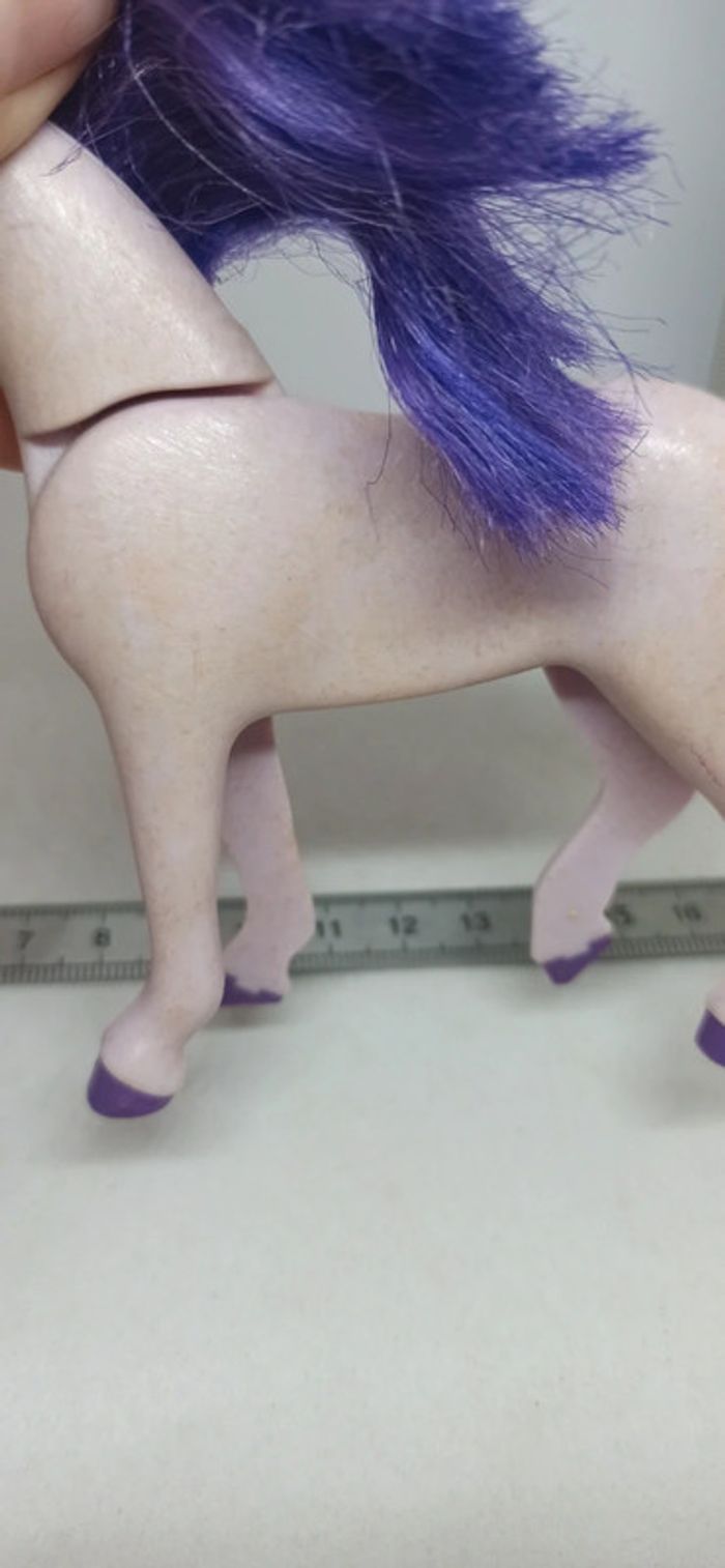 Cheval crinière et queue violettes à coiffer playmobil - photo numéro 5
