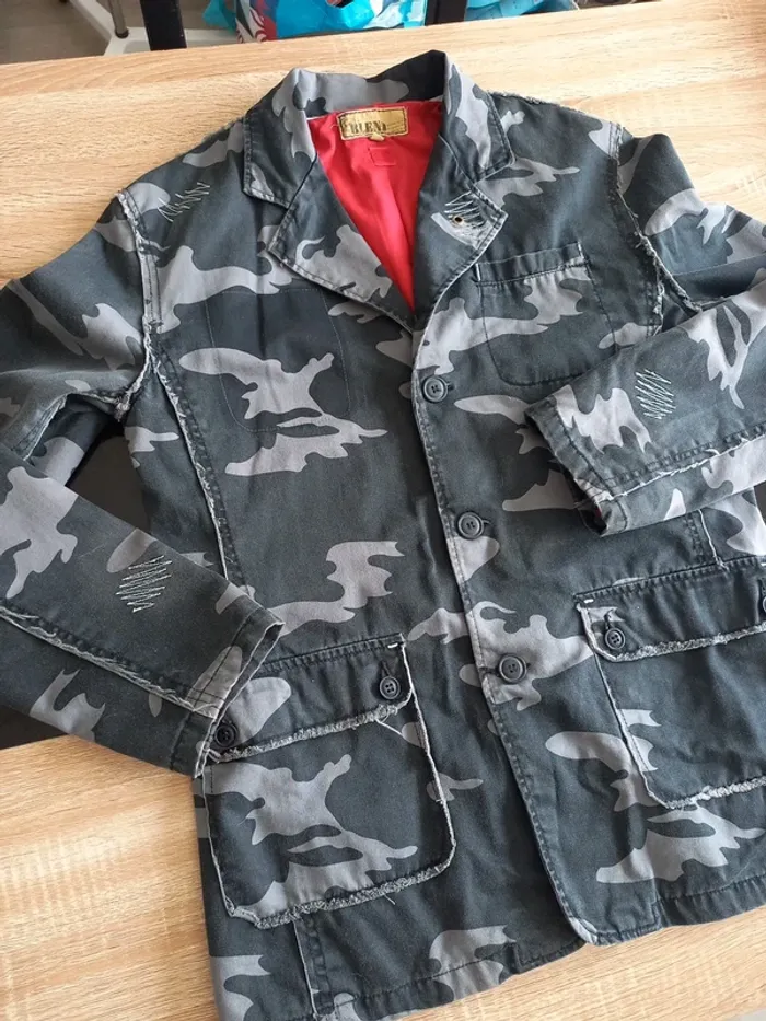 Veste style militaire camouflage T.M - photo numéro 8
