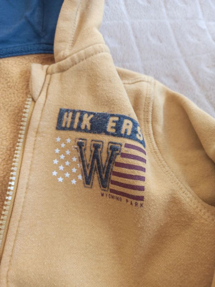 Sweat gilet zippé 4ans - photo numéro 2