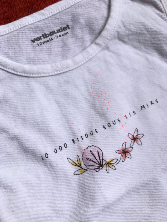 Lot de 2 t-shirts sans manche - 12 mois - photo numéro 2