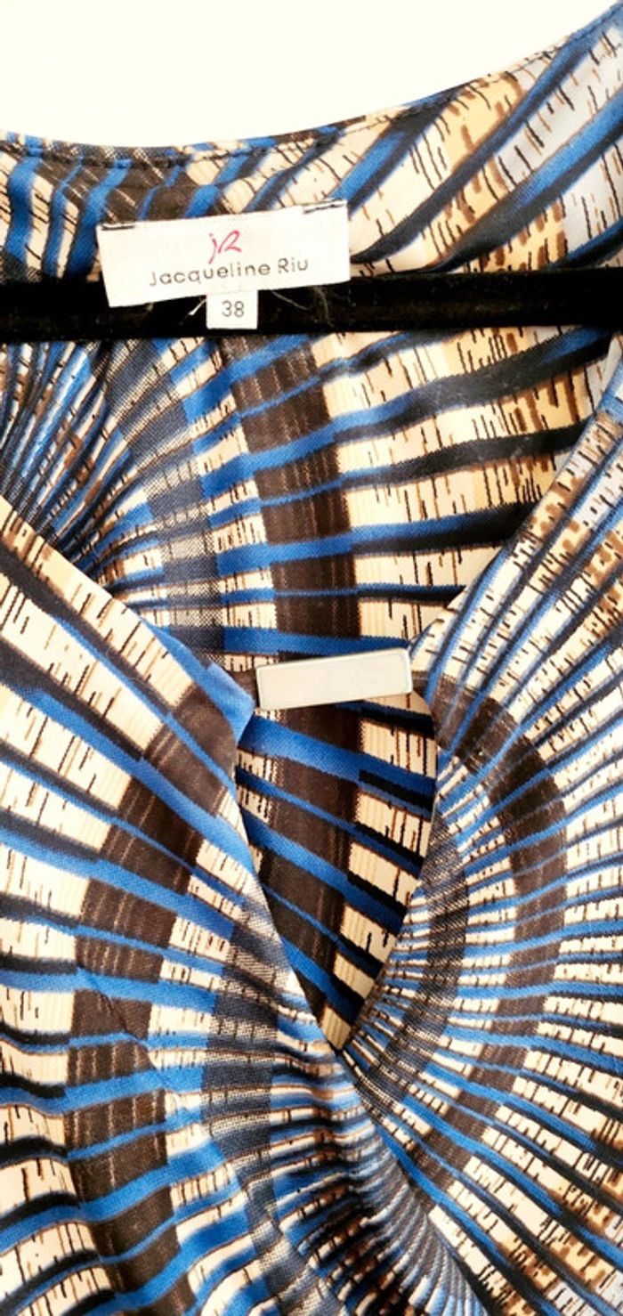 Robe manches courtes multicolore taille L Jacqueline Riu - photo numéro 2